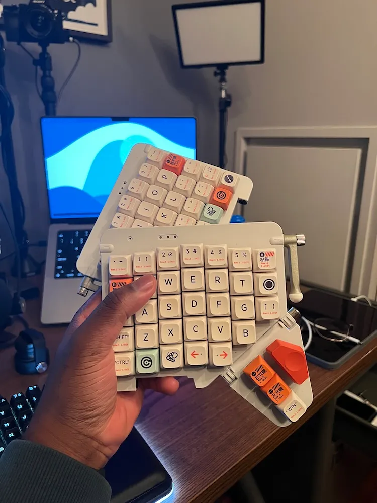 Photo de mon moonlander blanc vu de face